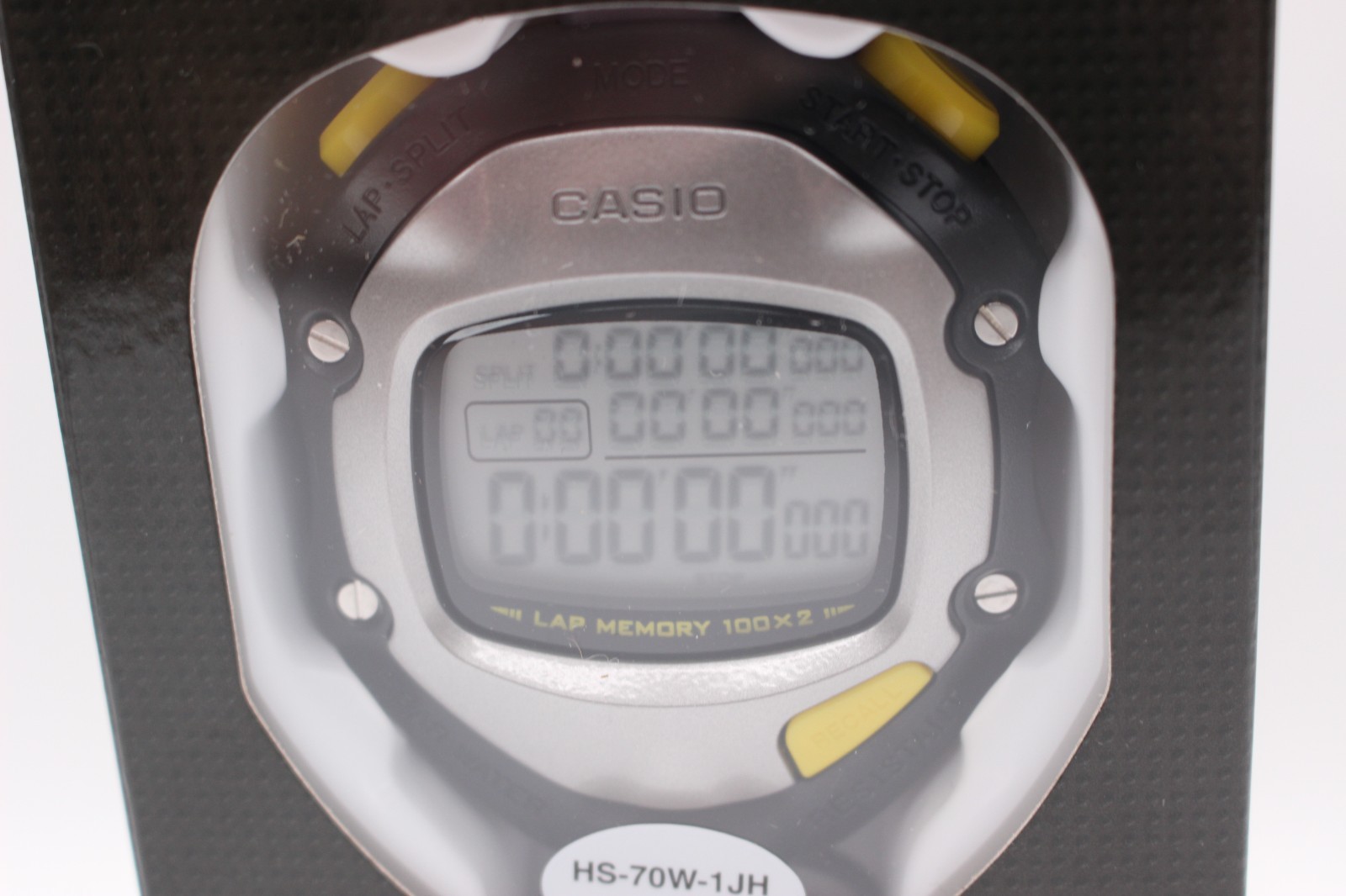 Casio HS-70W-1JH Professional Stopwatch 1/1000s Lap Split Memory Timer Japan