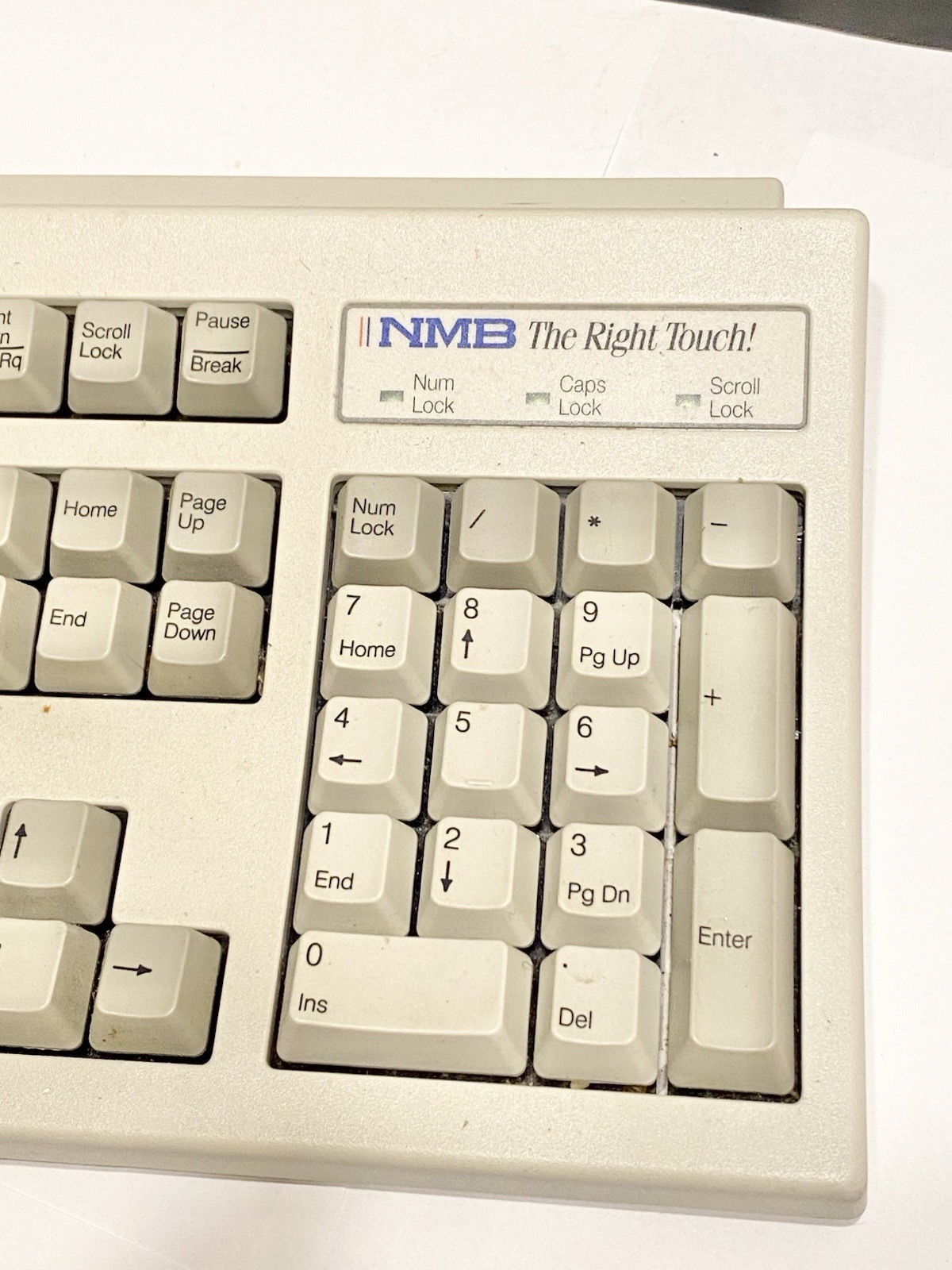 VINTAGE NMB Computer Keyboard RT6855T+ Untested