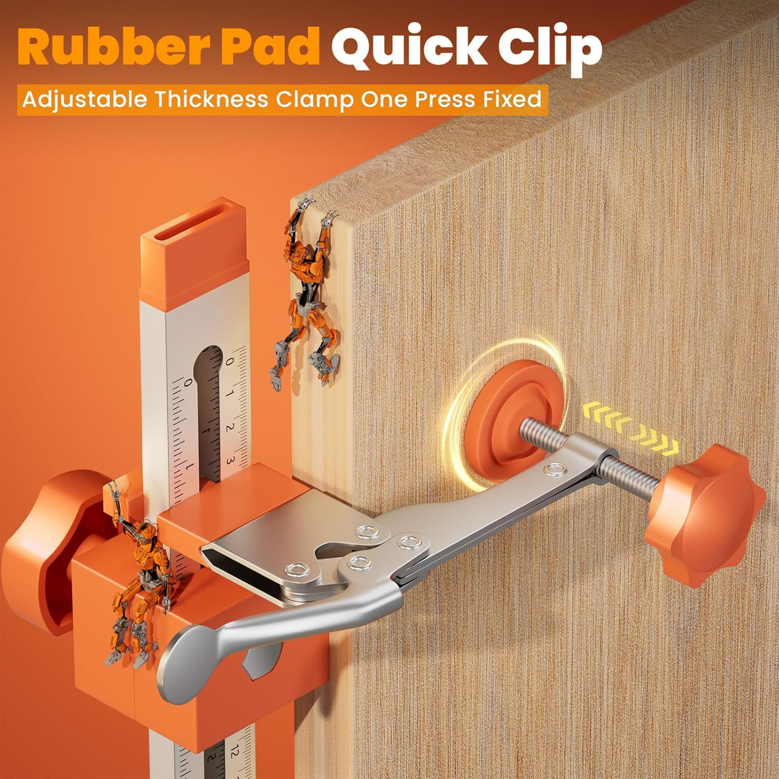 2.0 Adjustable Drawer Slide Jig With Toggle Clamp & Magnetic Arm, Precision