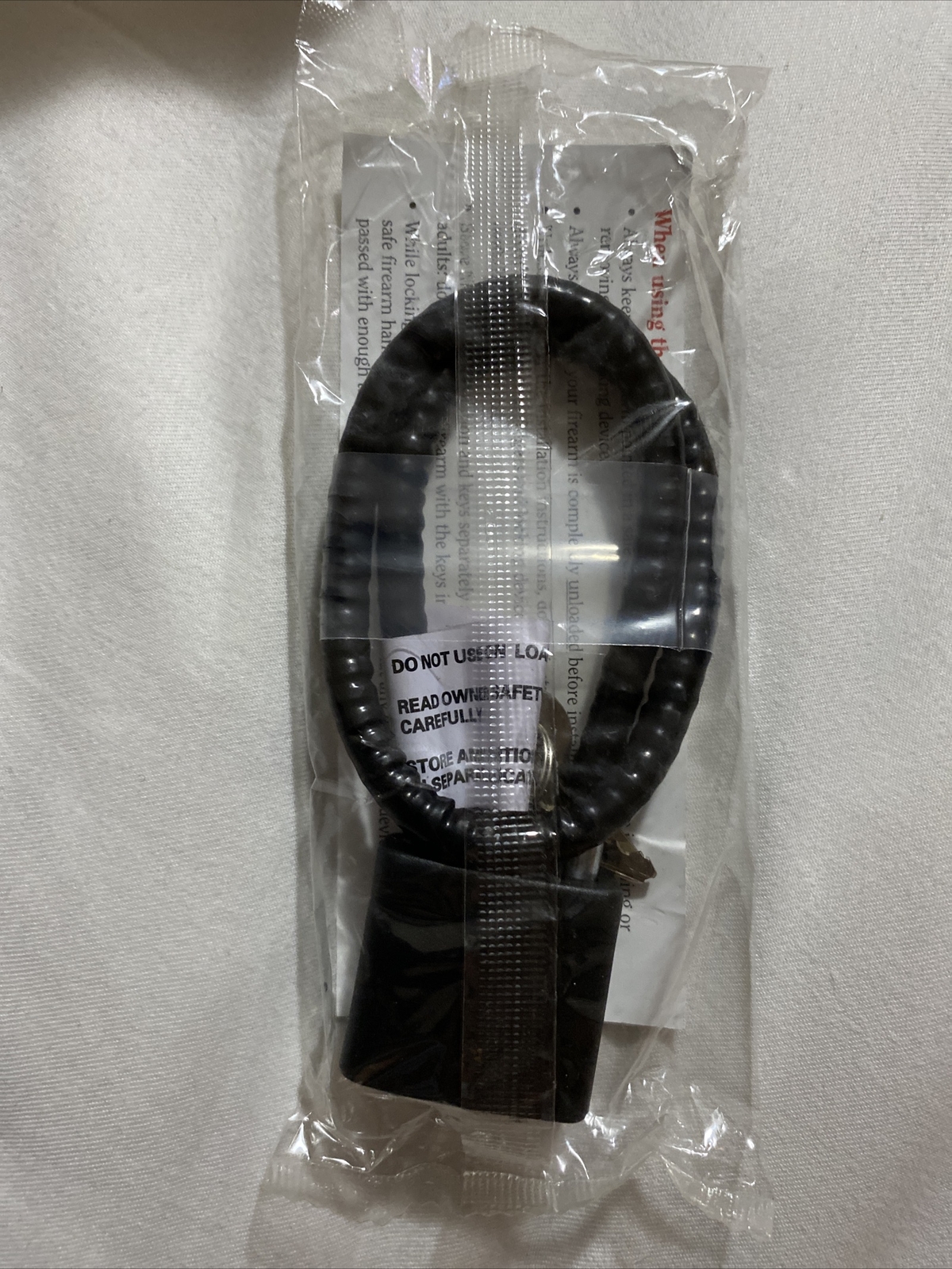 Ruger Gun Cable Lock Black NIP NEW SAFETY