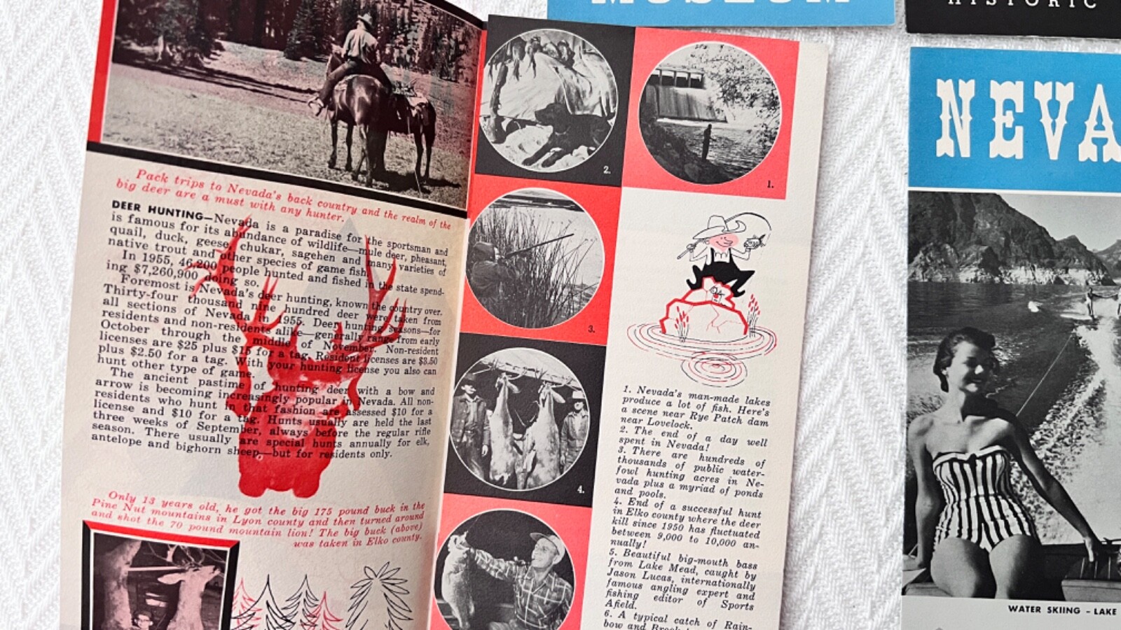 6 NEVADA TRAVEL BOOKLETS