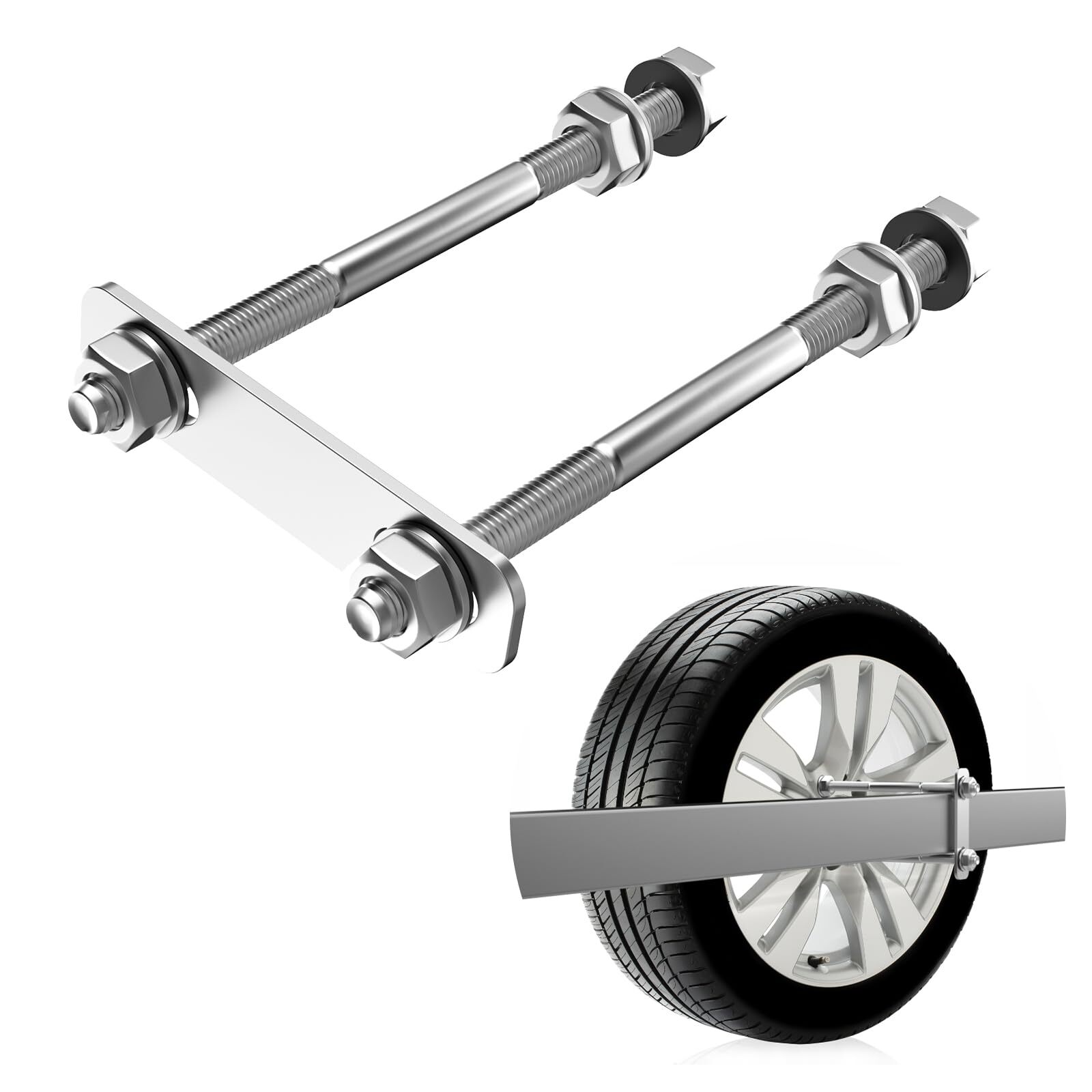 Spare Tire Carrier, 120LBS Weight Capacity Boat Trailer Spare Tire Mount
