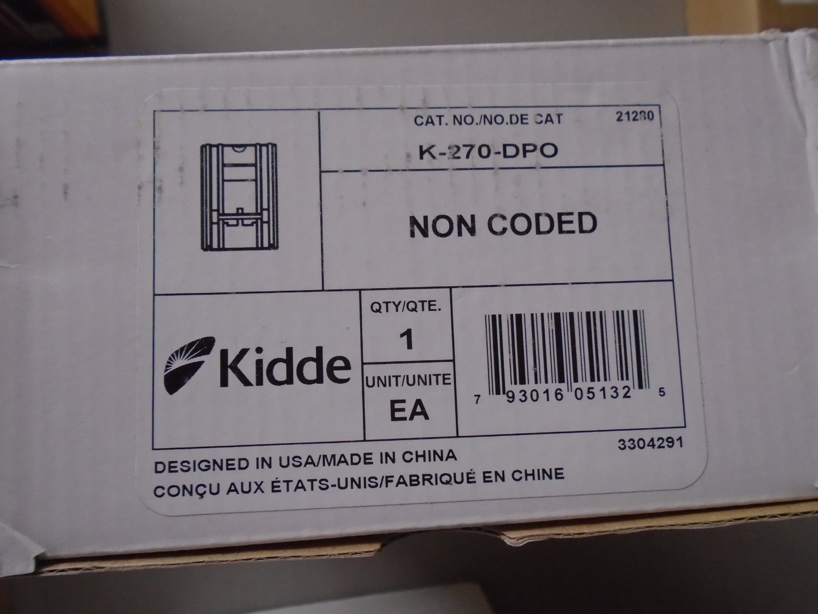 KIDDE K-270-DPO "NEW"