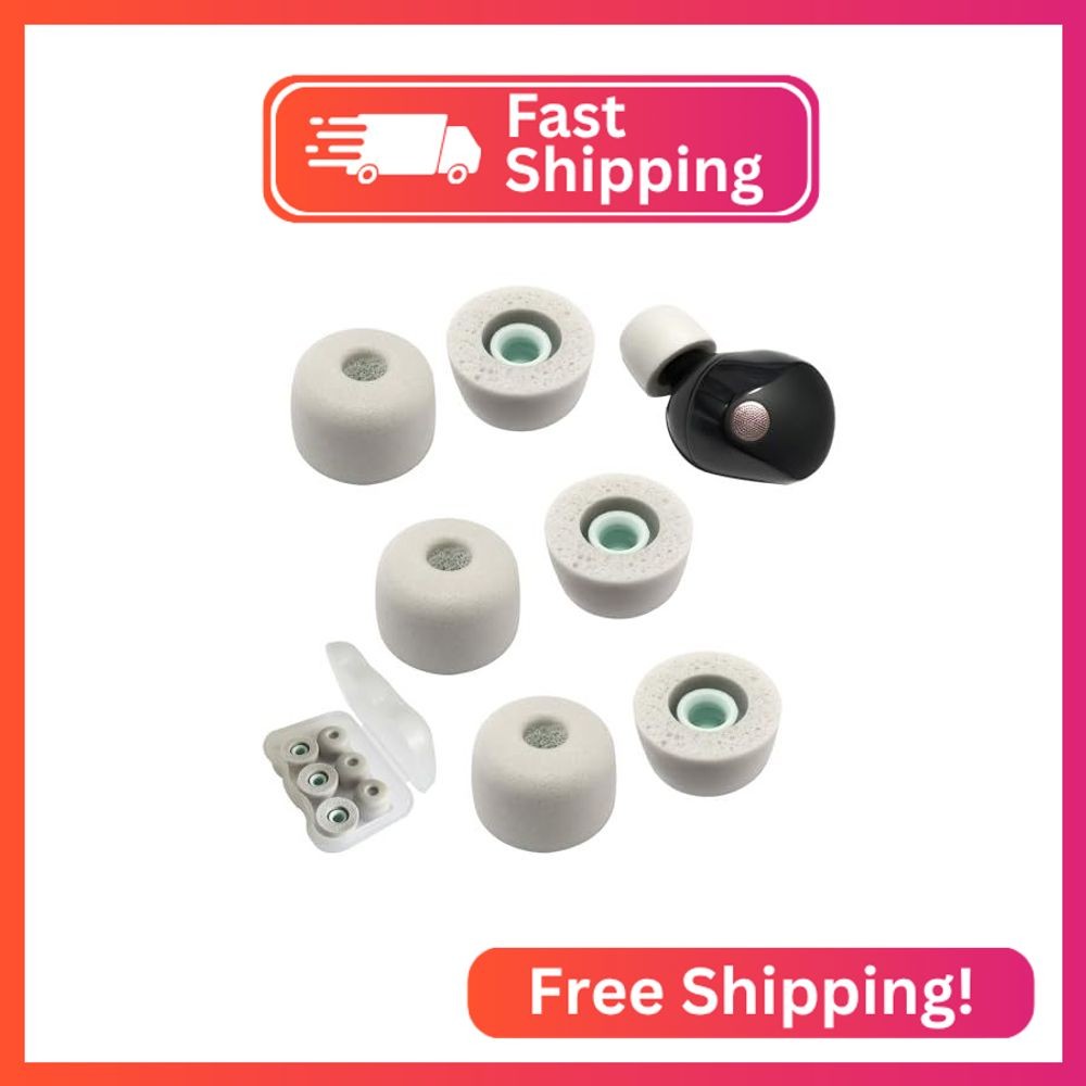 Luckvan Memory Foam Eartips for Sony WF-1000XM5 Earbuds Tips for WF-1000XM5 WF-1
