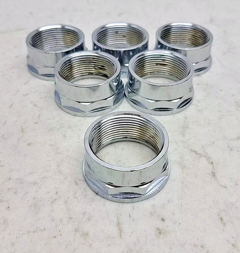 6 Pack Cutler Hammer 10250TK2 Retaining Nut Extended 30.5mm Push Button Nut