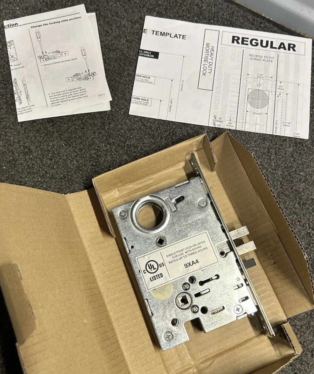 MORTISE Lockset, Commercial Grade 1, 26D, New, Locksmith Gear