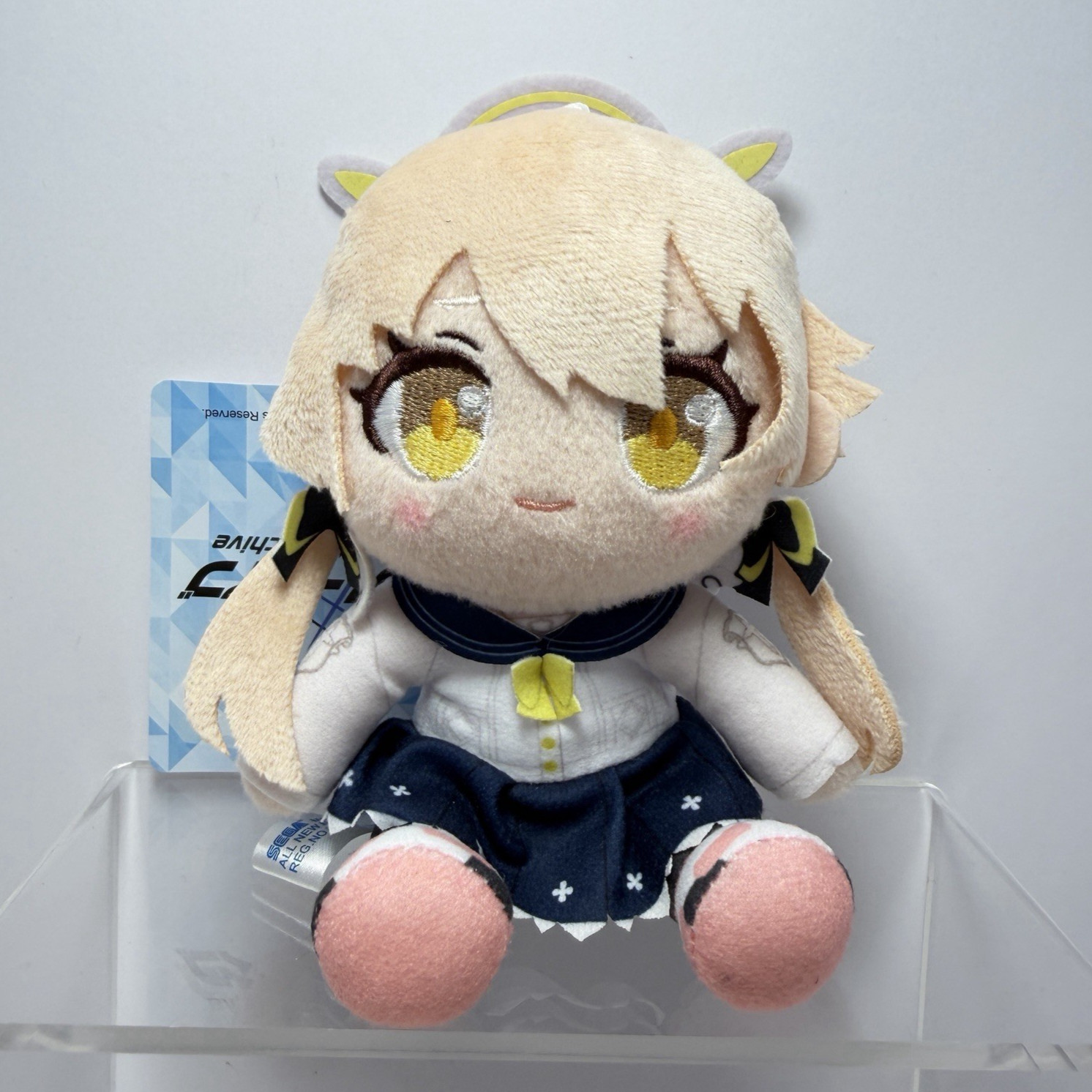 SEGA Blue Archive Ajitani Hifumi Mini Nuigurumi Vol. 2 Anime Plush w/ Tag Japan