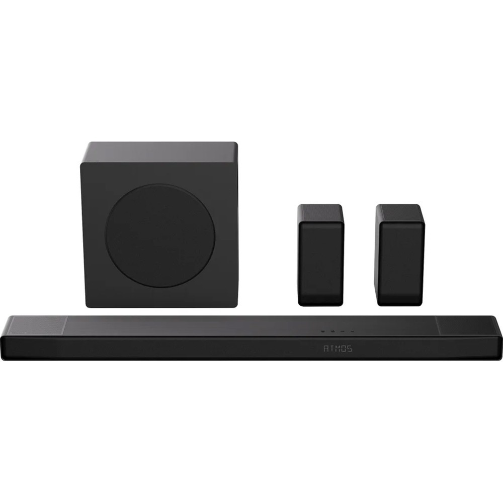 Hisense AX700 5.1.4 CH Dolby Atmos Soundbar Wireless Subwoofer Rear Speakers 4K
