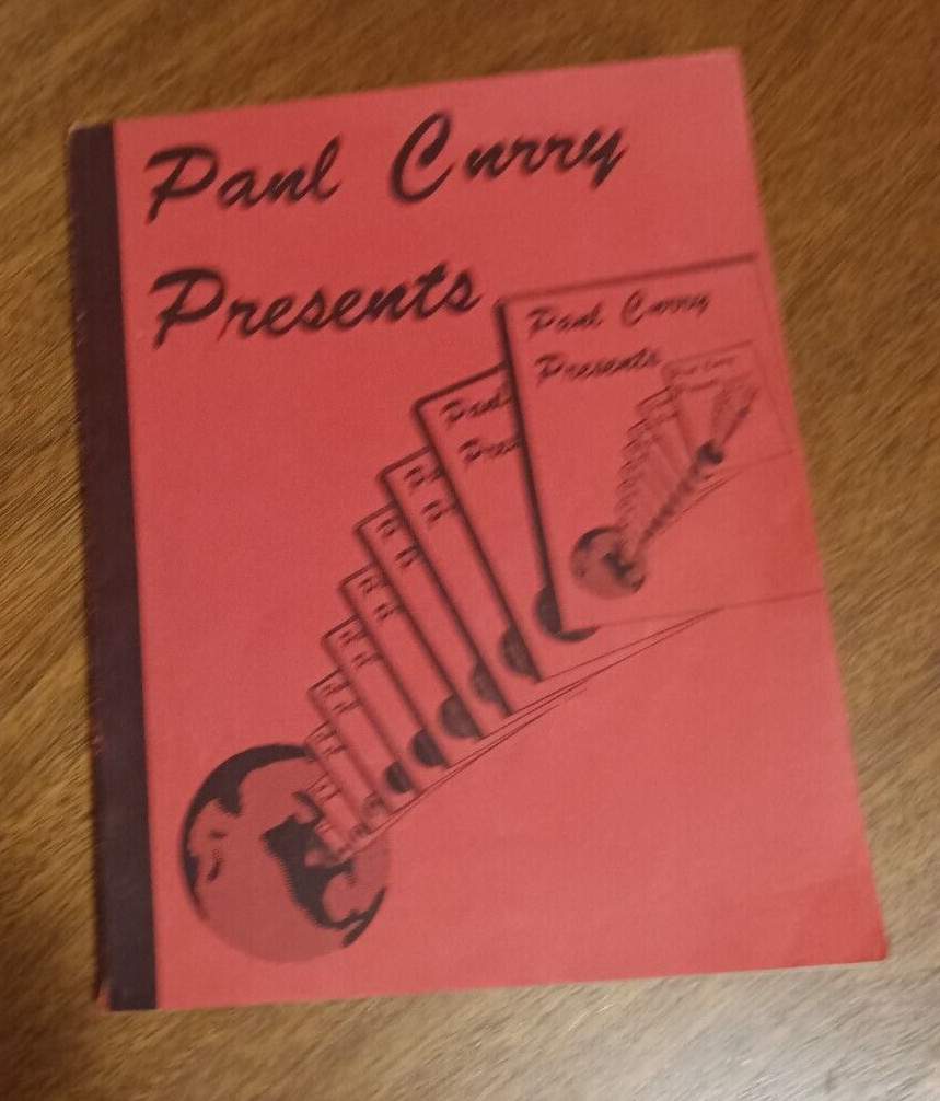 Paul Curry Presents: Cards, Rope, & Coins; Curry, Paul - Magic Book