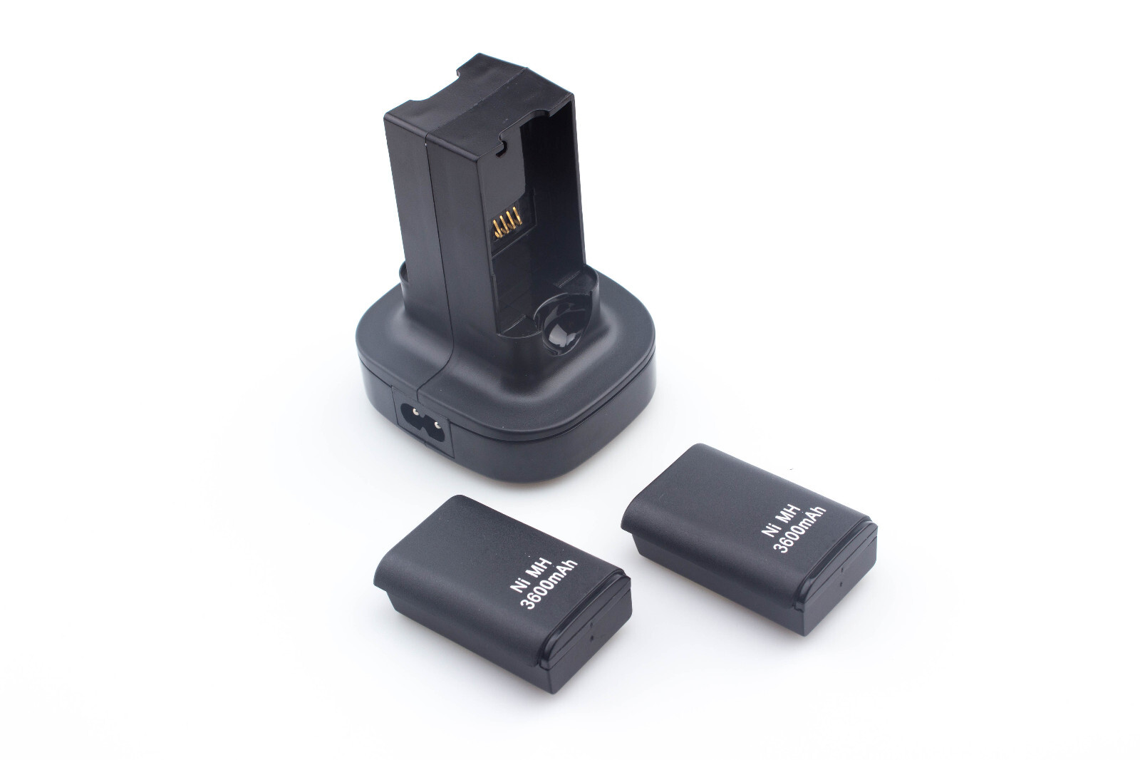 2 Rechargeable Battery with Dual Charging Station Dock for Xbox 360 Controller