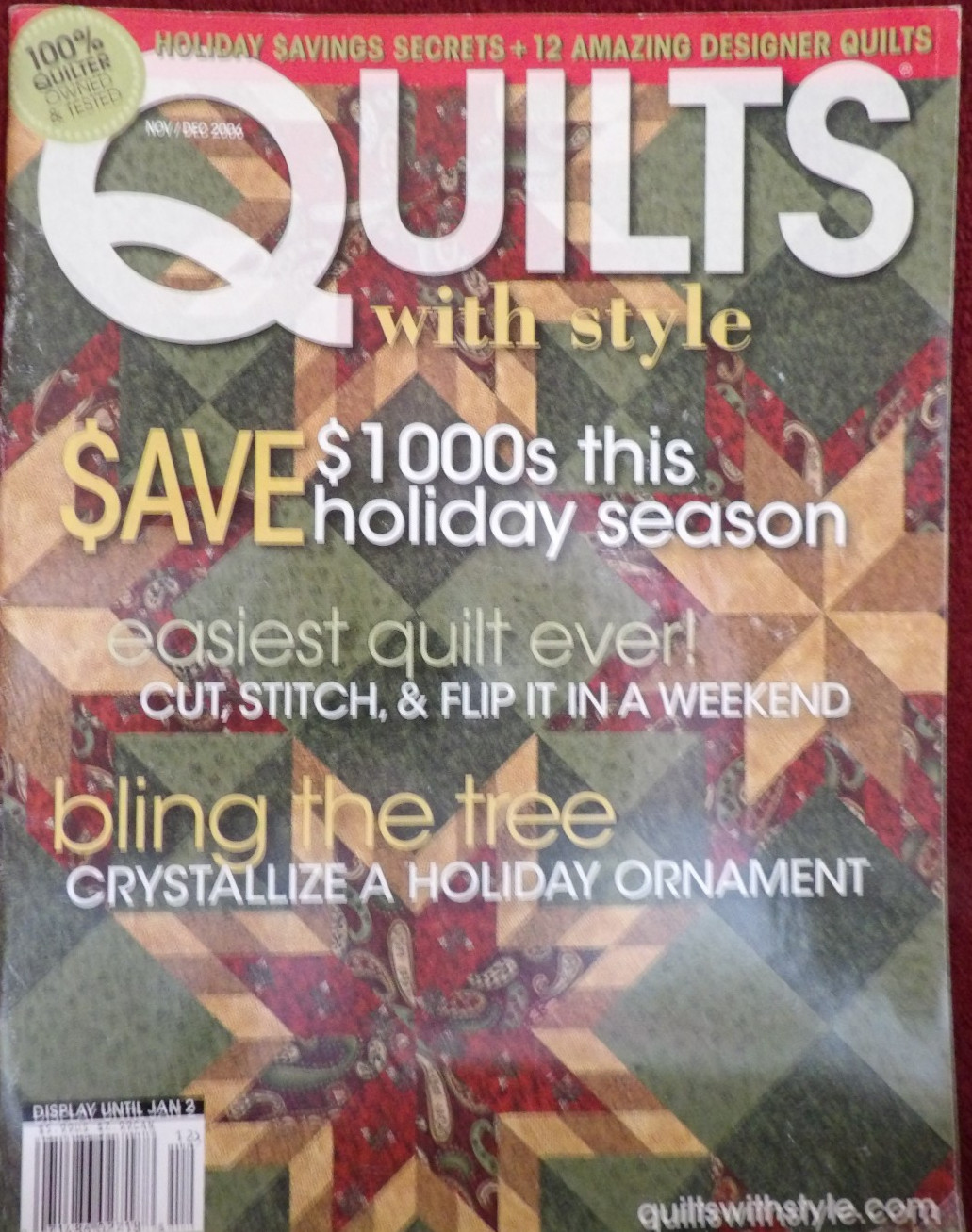 Quilts with style Nov/Dec 2006