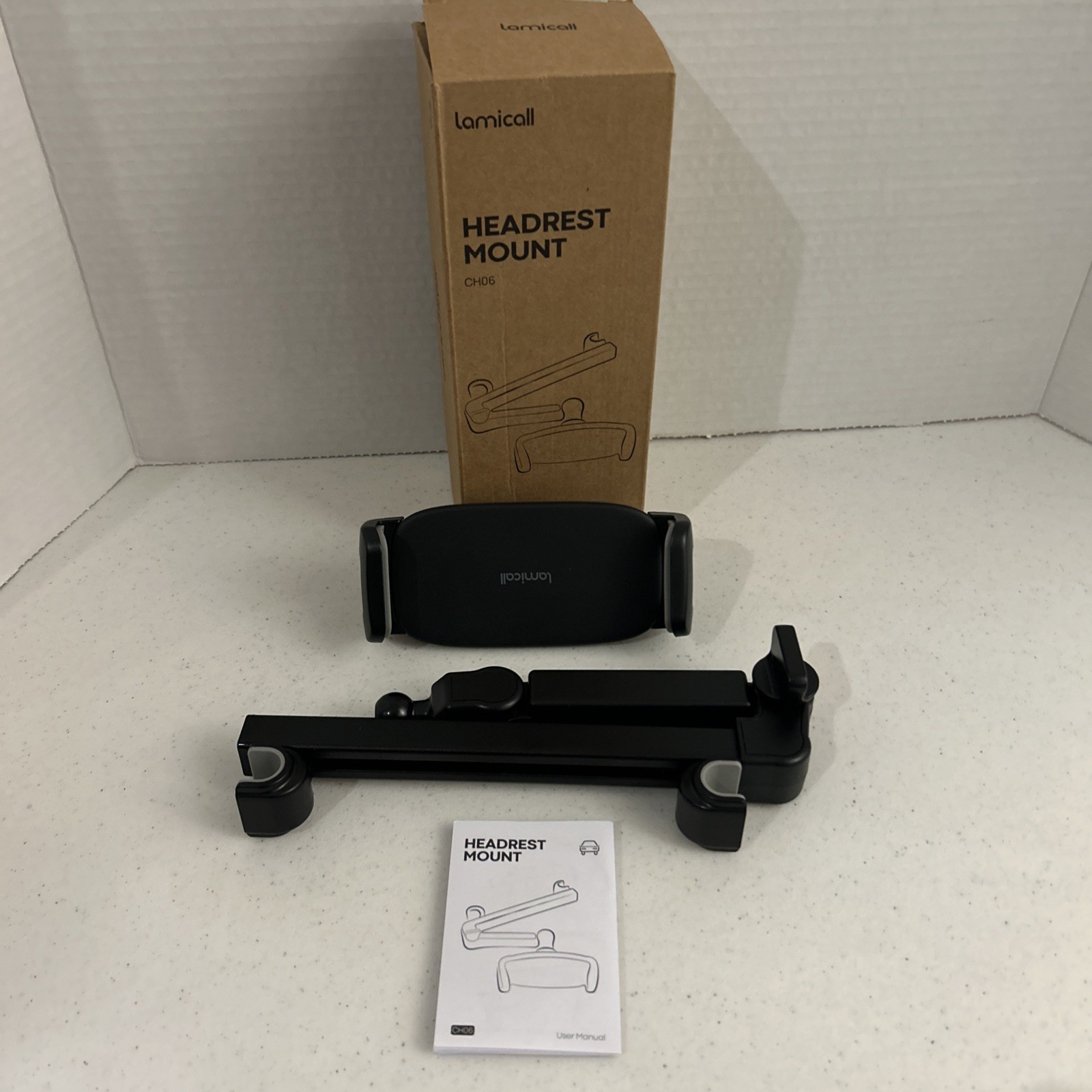 Lamicall Headrest Mount CH06 Car Holder Series (Black)