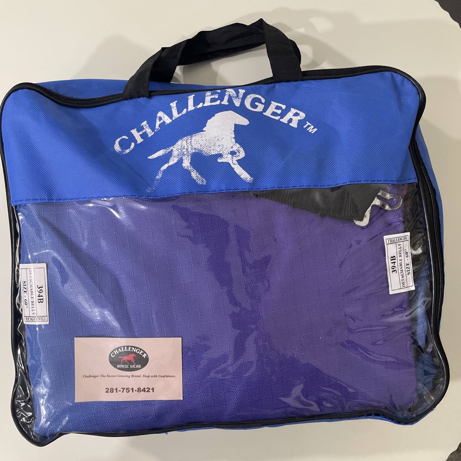 60" Challenger Turnout Waterproof Rain Horse Sheet Light Winter Blanket 394B