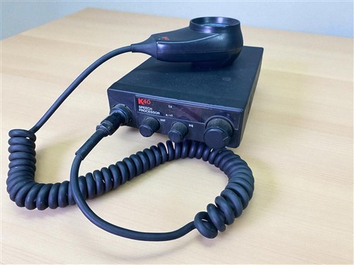 K40 Speech Processor 40 Channel CB Radio & Microphone, Vintage Ham Radio
