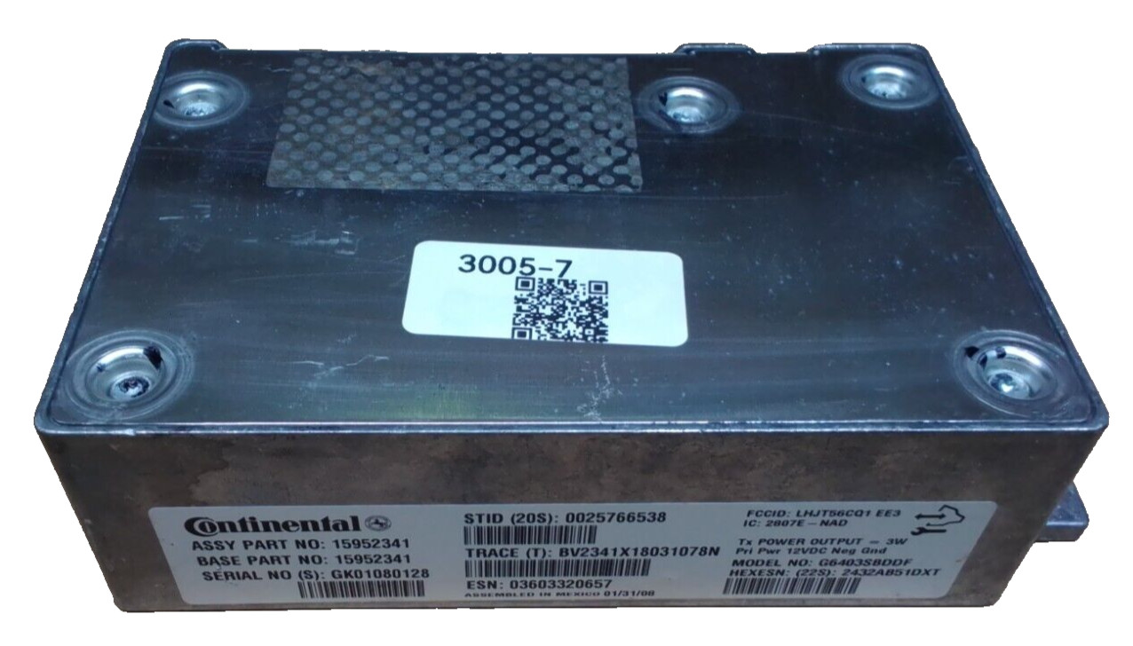 05 -13 C6 Corvette ONSTAR Communication Module computer 3005-7