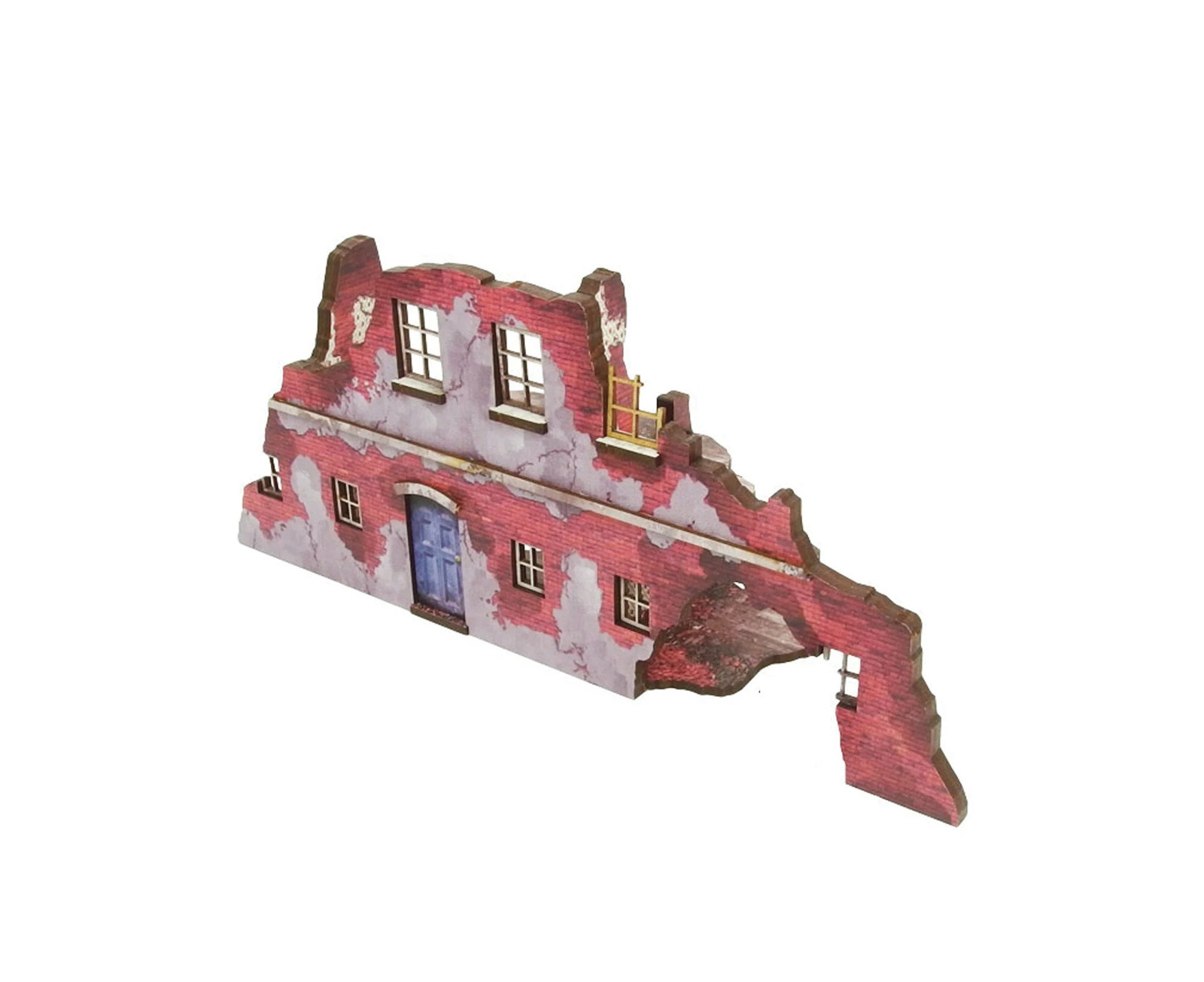 Micro Art Studio: World War II Normandy Ruined Large House 2