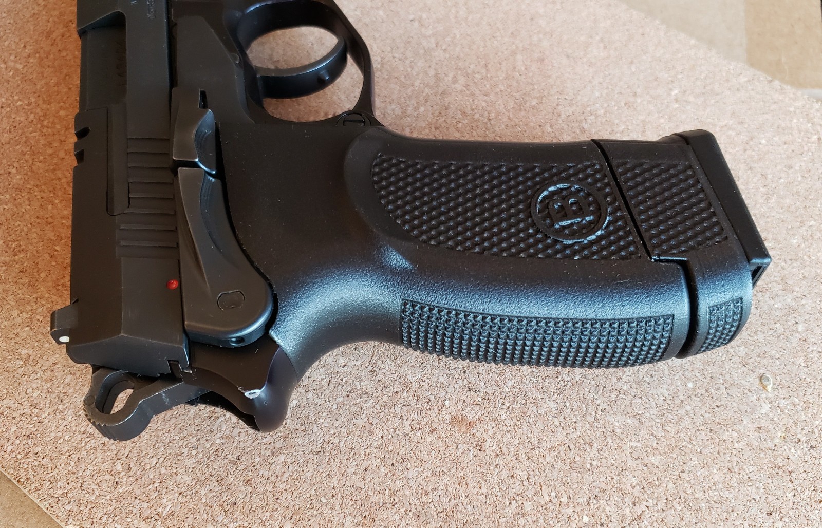 Bersa TPR9C Compact Pistol Grip Upgrade, Enhanced Texture & Backstrap, Thunder.