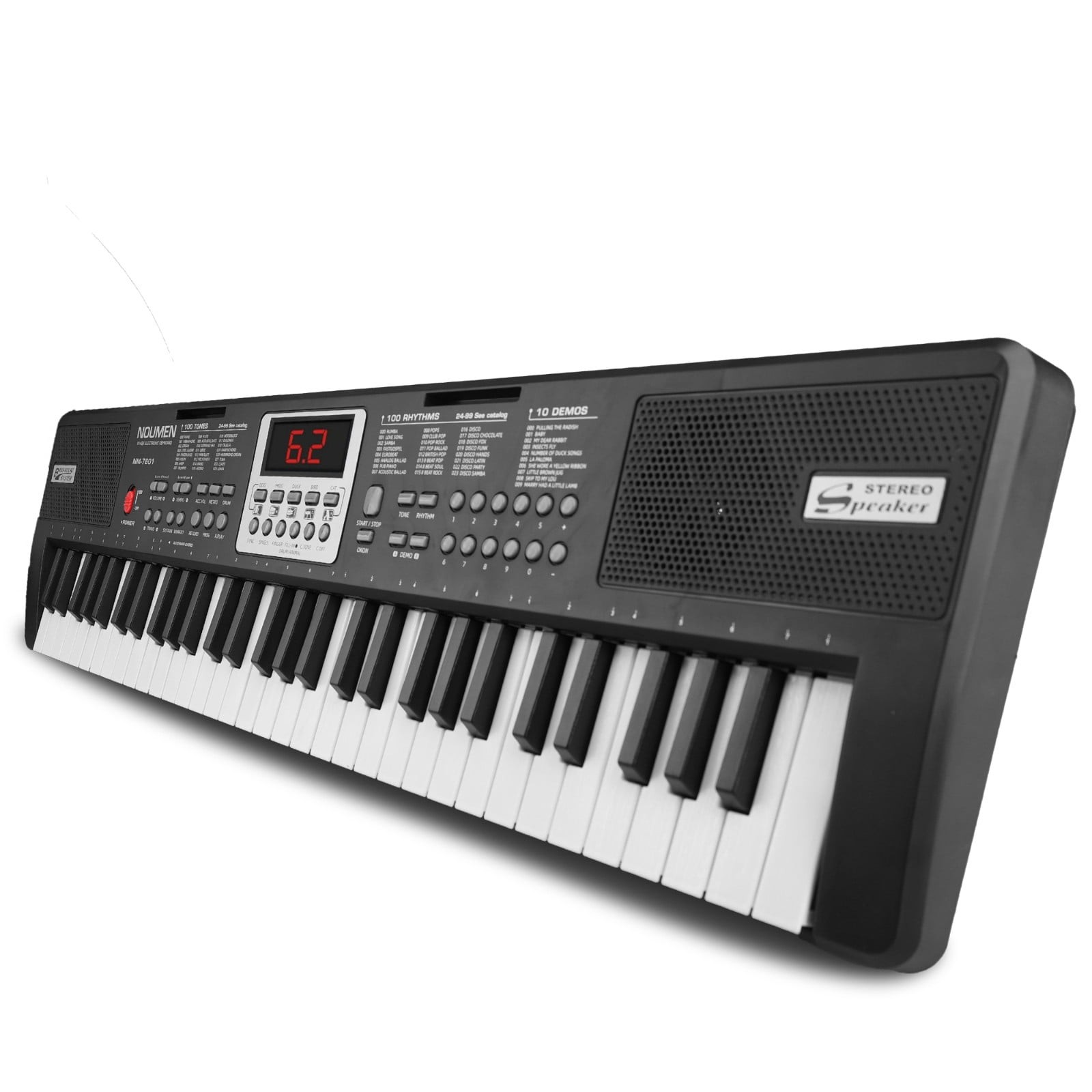 61 Key Keyboard Piano for Kids - Electric Organ with Stand & Microphone Included