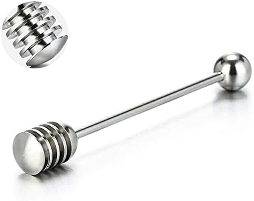 Honey And Syrup Dipper Stick 304 Stainless Steel 6.3 Inches