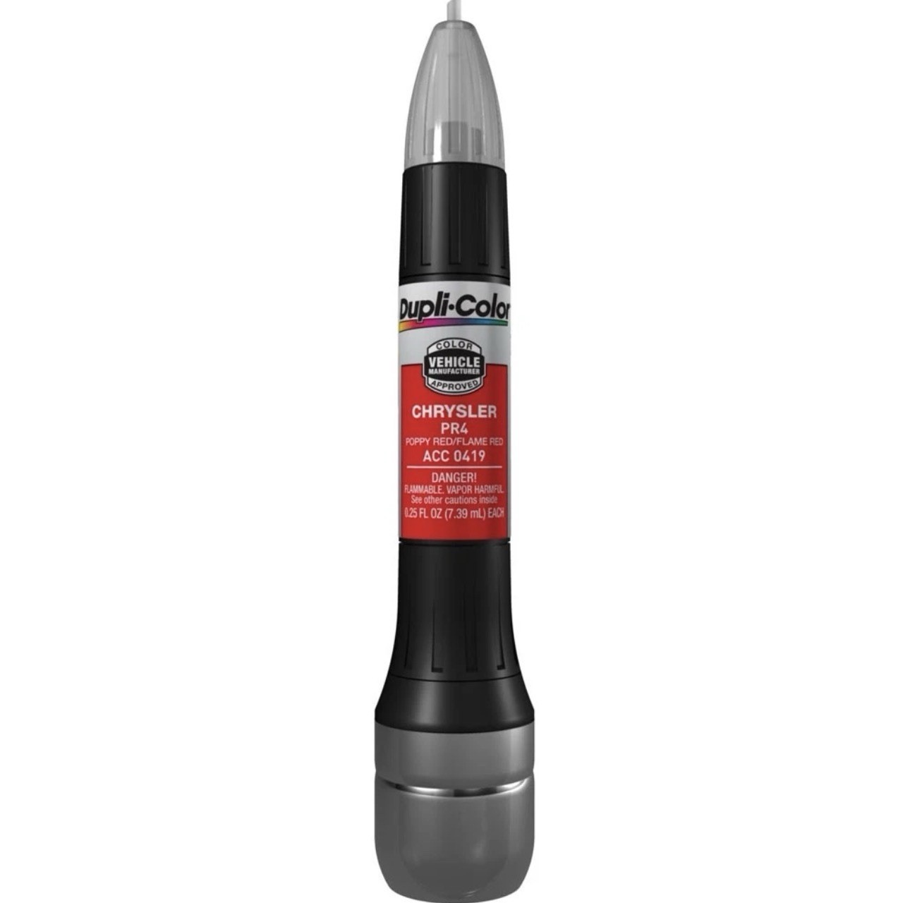 Duplicolor ACC0419, Scratch Fix Paint Pen for Chrysler PR4, Poppy Red/Flame Red
