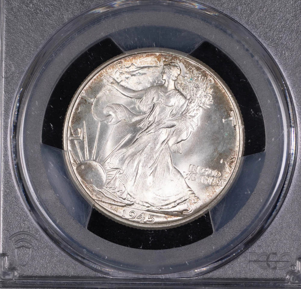 1945 P Half Dollars Liberty Walking PCGS MS-67