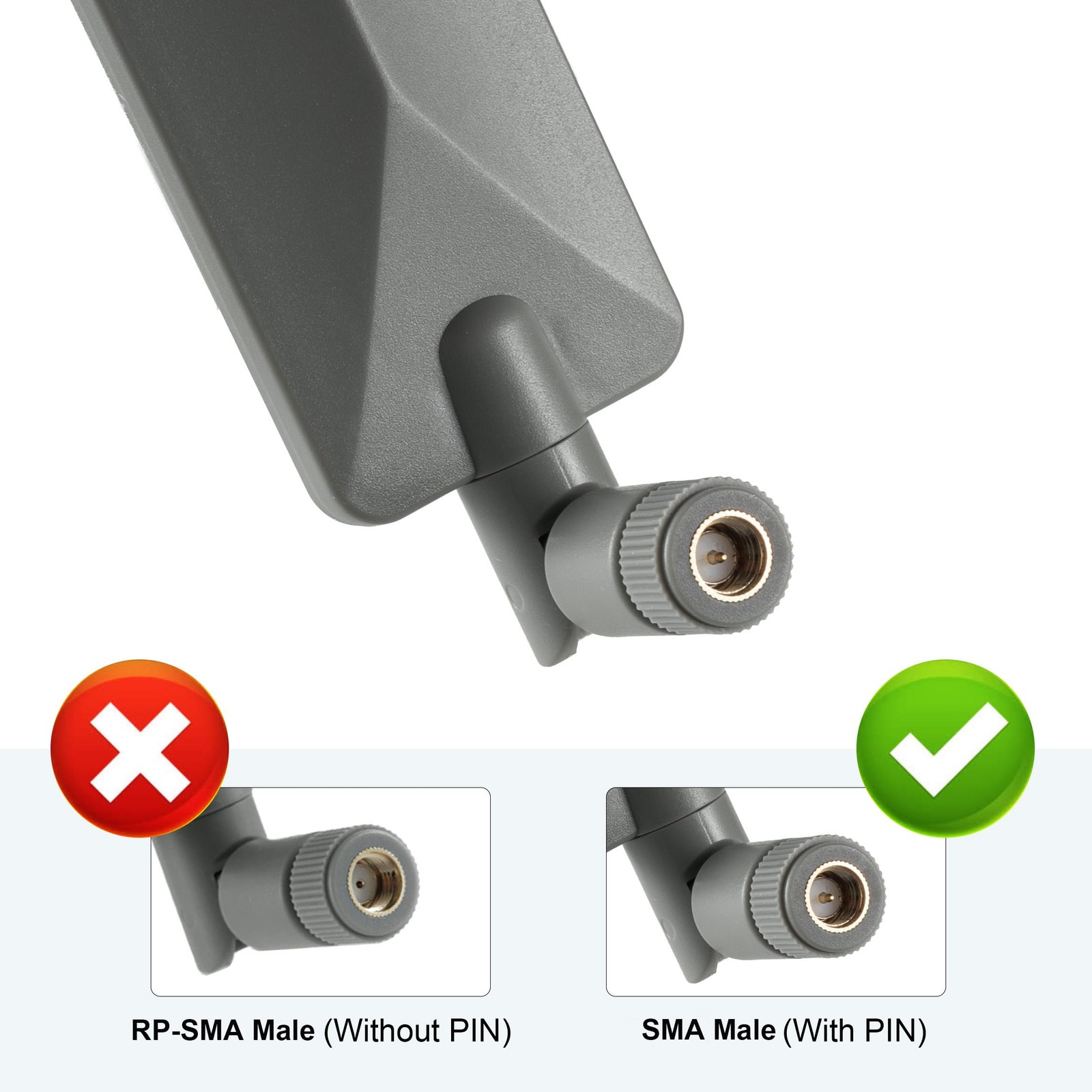 Cellular Trail Camera Upgrade Replacement SMA Male Antenna 4G