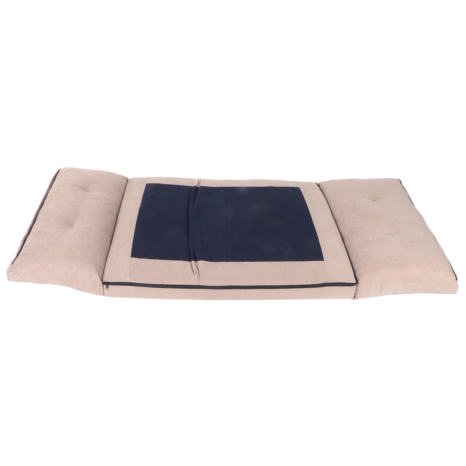 Living Room Double Folding Sofa Bed Adjustable Lounger Sofa With 2 Pillows GDXP
