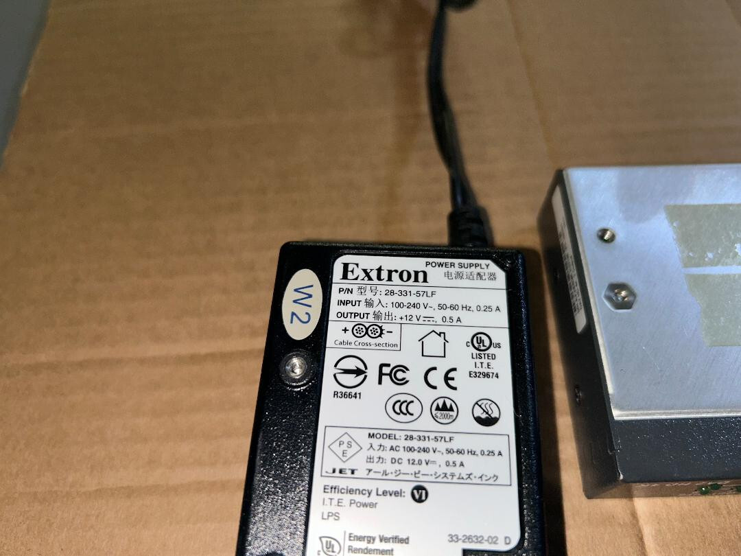 Extron DA2 HD 4K HDMI Distribution Amplifier With Adapter