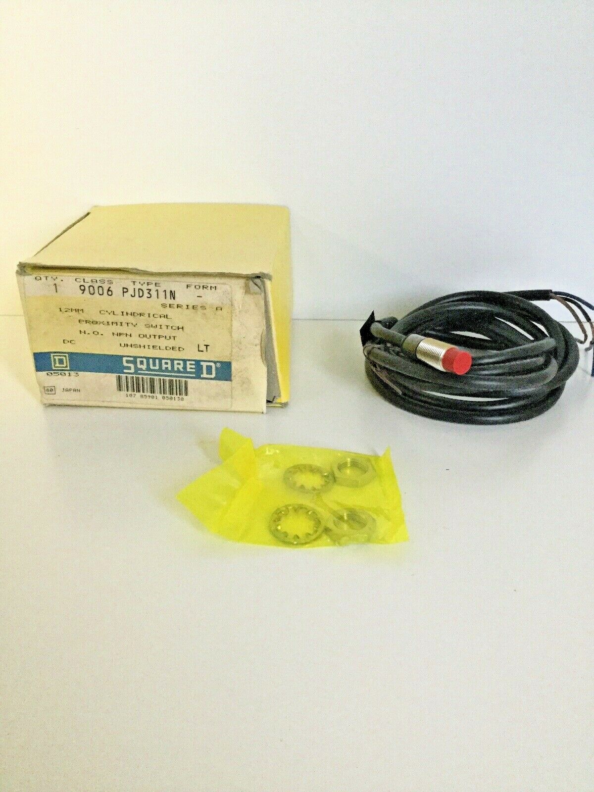 NEW, SQUARE D, 9006-PJD311N, PROXIMITY SWITCH, N.O. NPN OUTPUT. (2L-1)