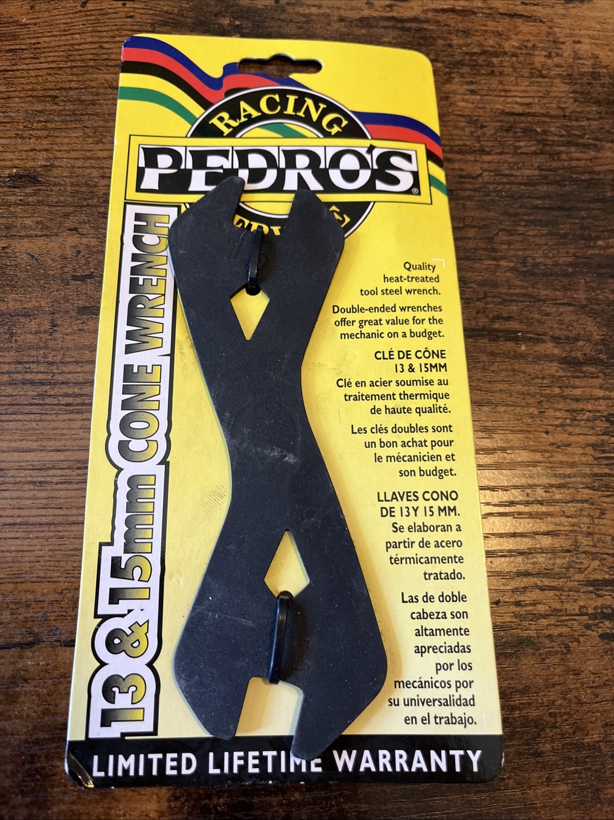 Pedros Racing Service 13mm & 15 Double Ended Wrench NEW