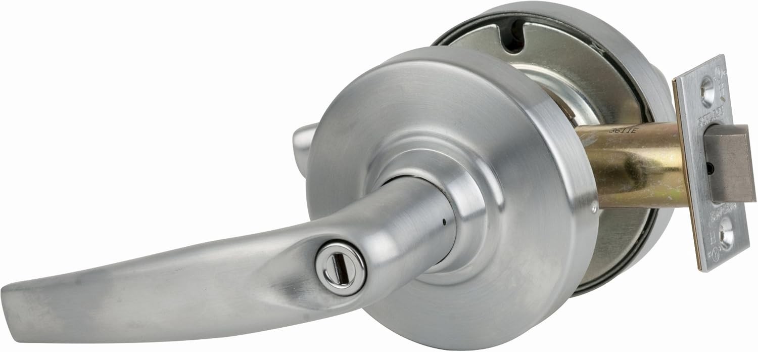 Schlage ND40S ATH 626 Privacy Lever Set, Satin Chrome Finish.