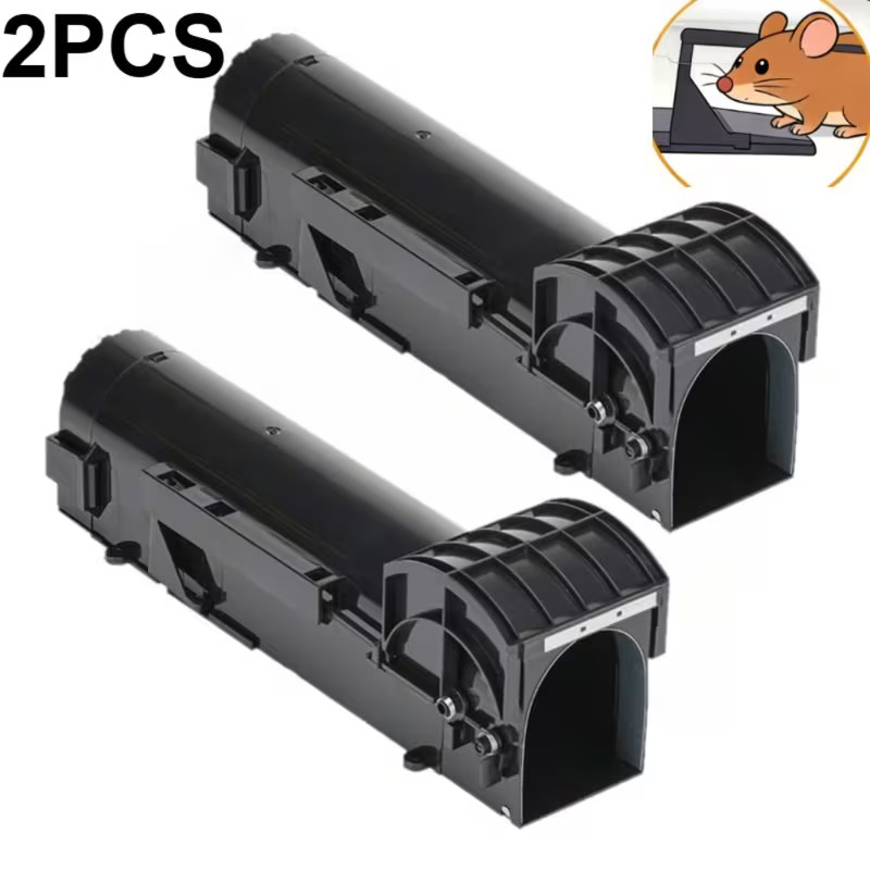 2Pcs Rodent Animal Mouse Humane Rat Live Trap Cage Mice Rat Bait used repeatedly