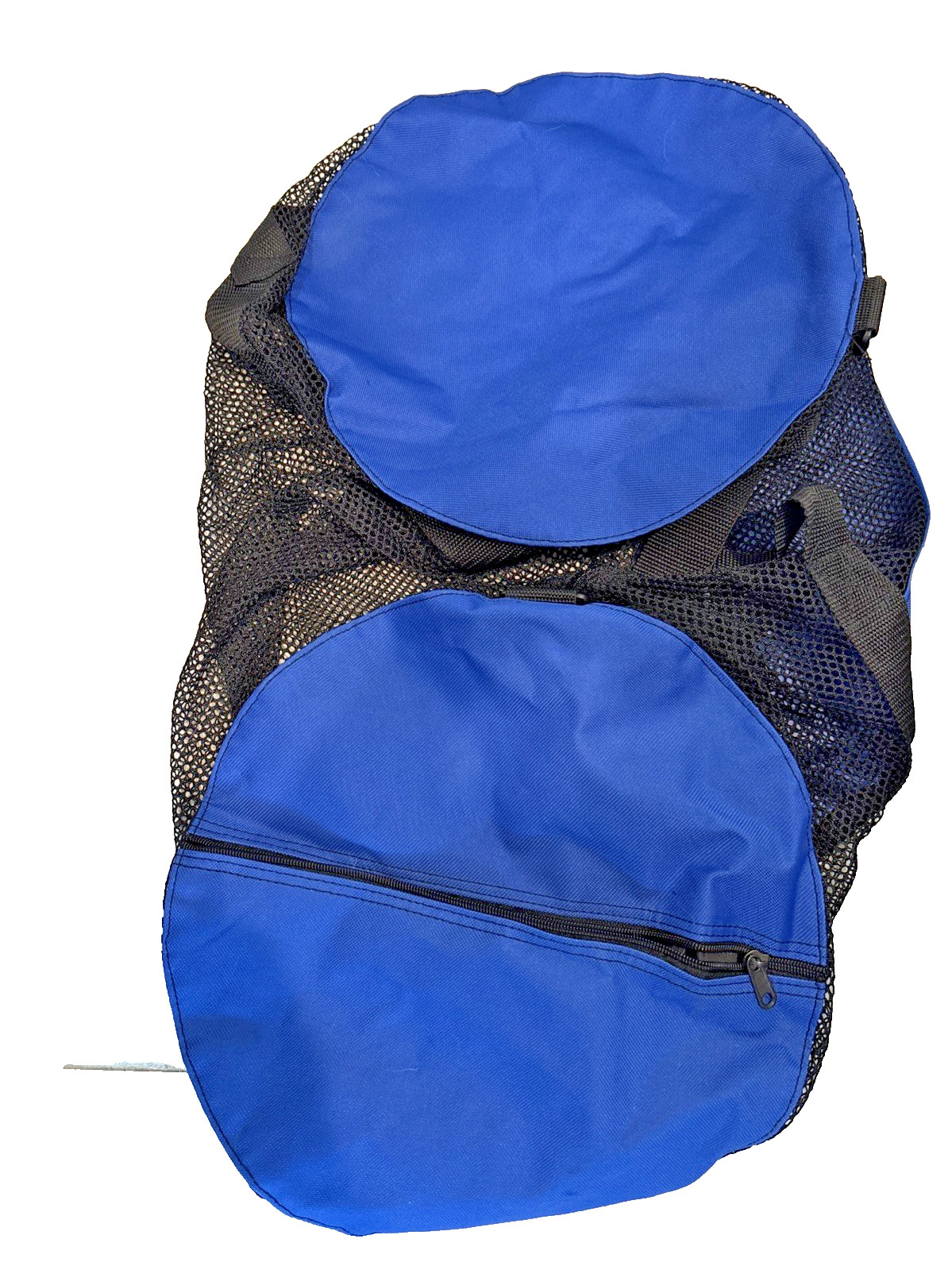 Meshed Duffel Bag Aqua Blue