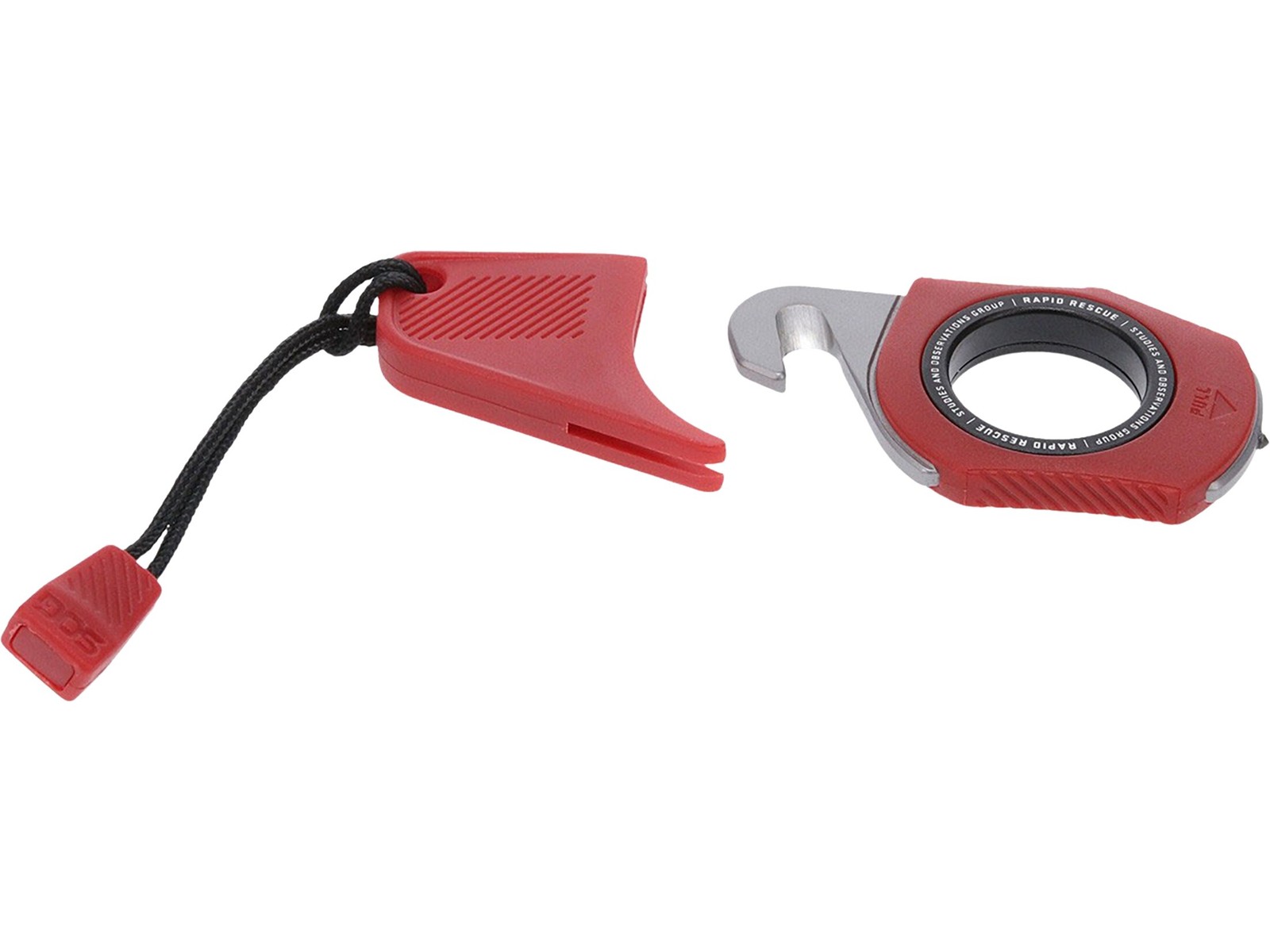 SOG Rapid Rescue Glass Breaker & Seatbelt Cutter Rescue Red