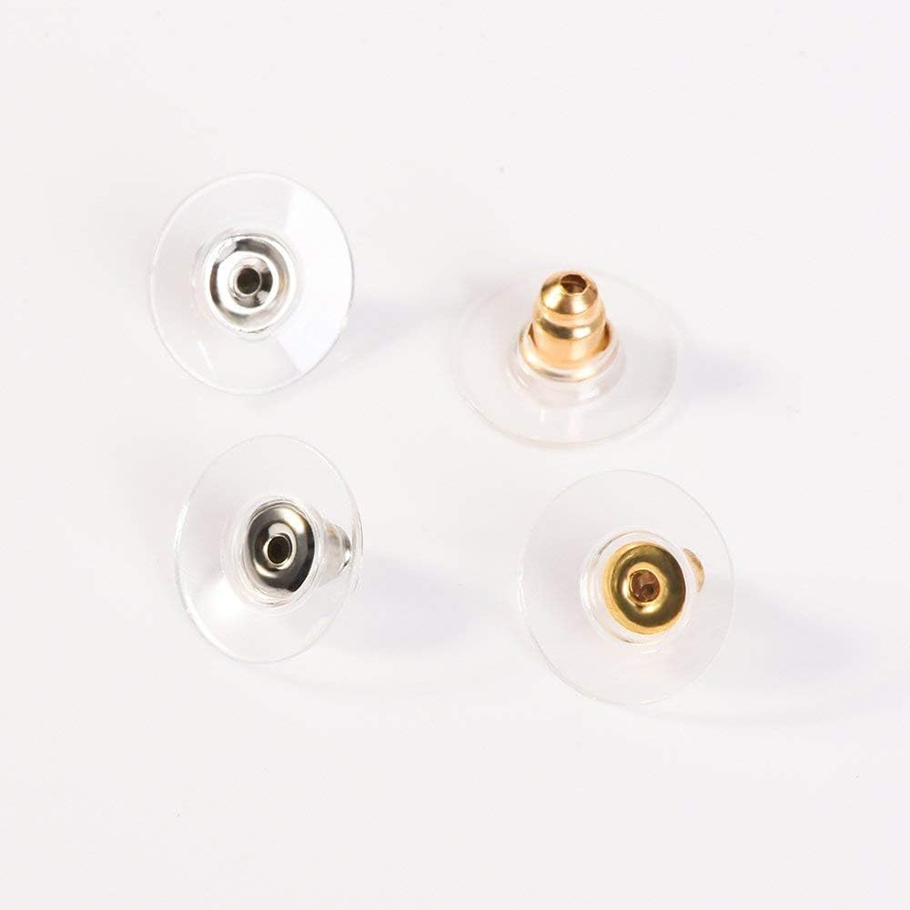 200 Pcs Earring Backs for Droopy Ears Backs Replacements Earring Backs for Heavy