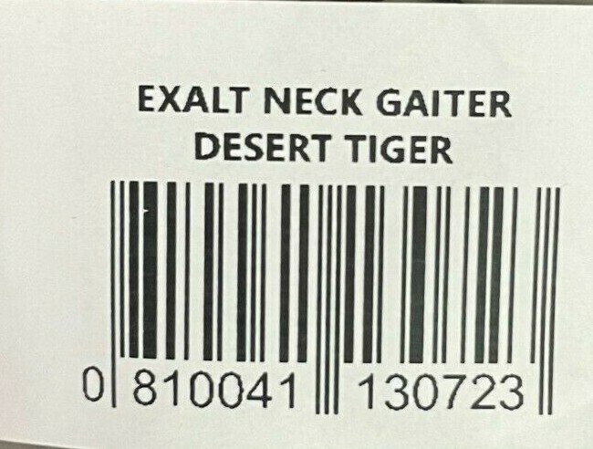 NEW Exalt Neck Gaiter - Desert Tiger