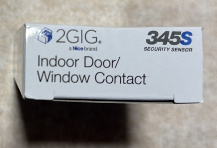 2GIG DW100-345 Wireless Door / Window Contact Sensor, 345 MHz
