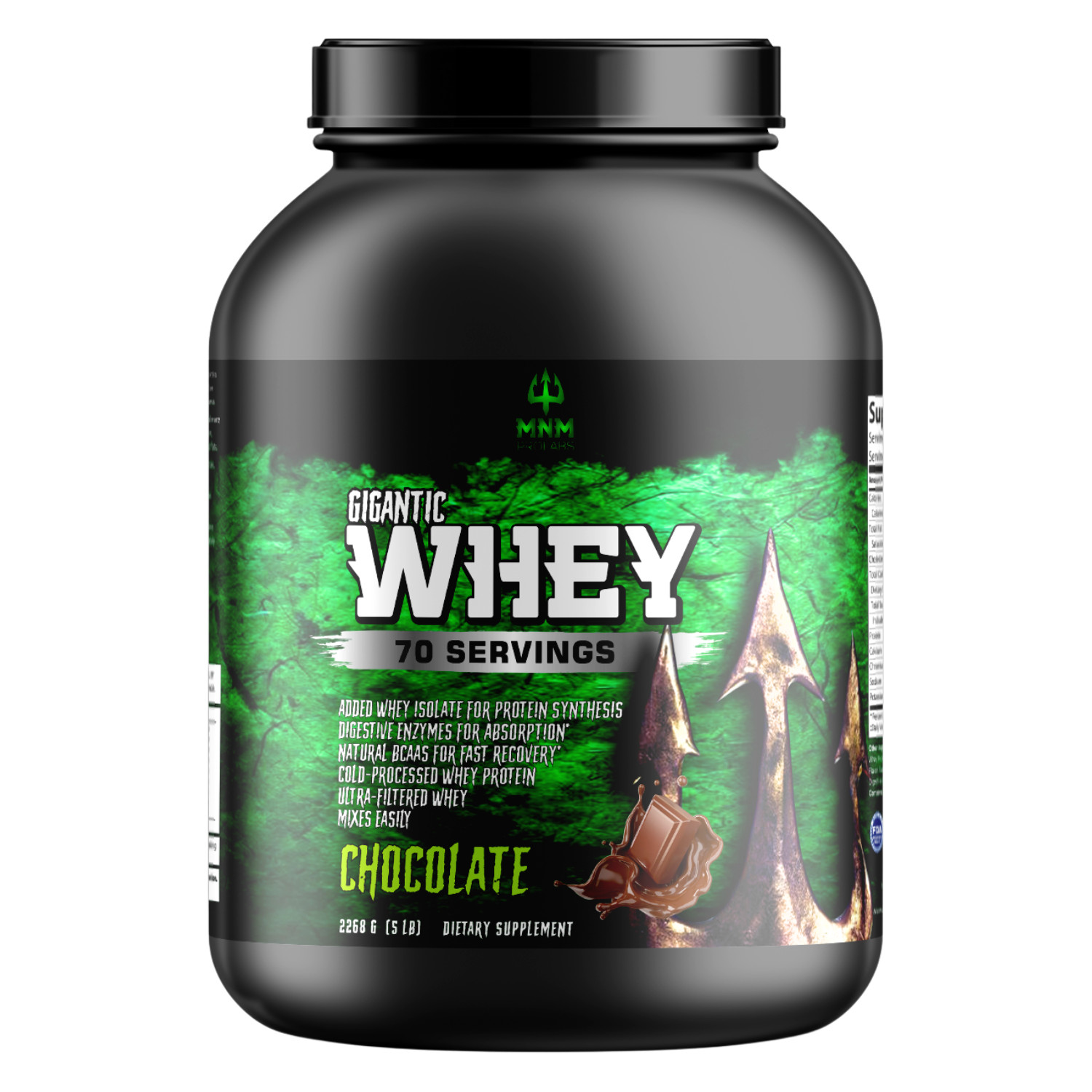 5lb GIGANTIC-WHEY Protein Chocolate