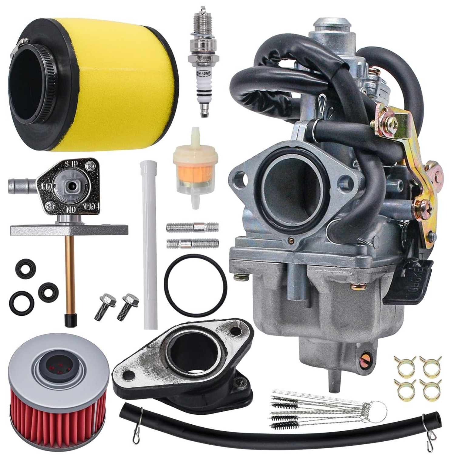 Recon 250 Carburetor Fit for Honda TRX 250 Recon250 TRX250TM TRX250TE ATV Car...
