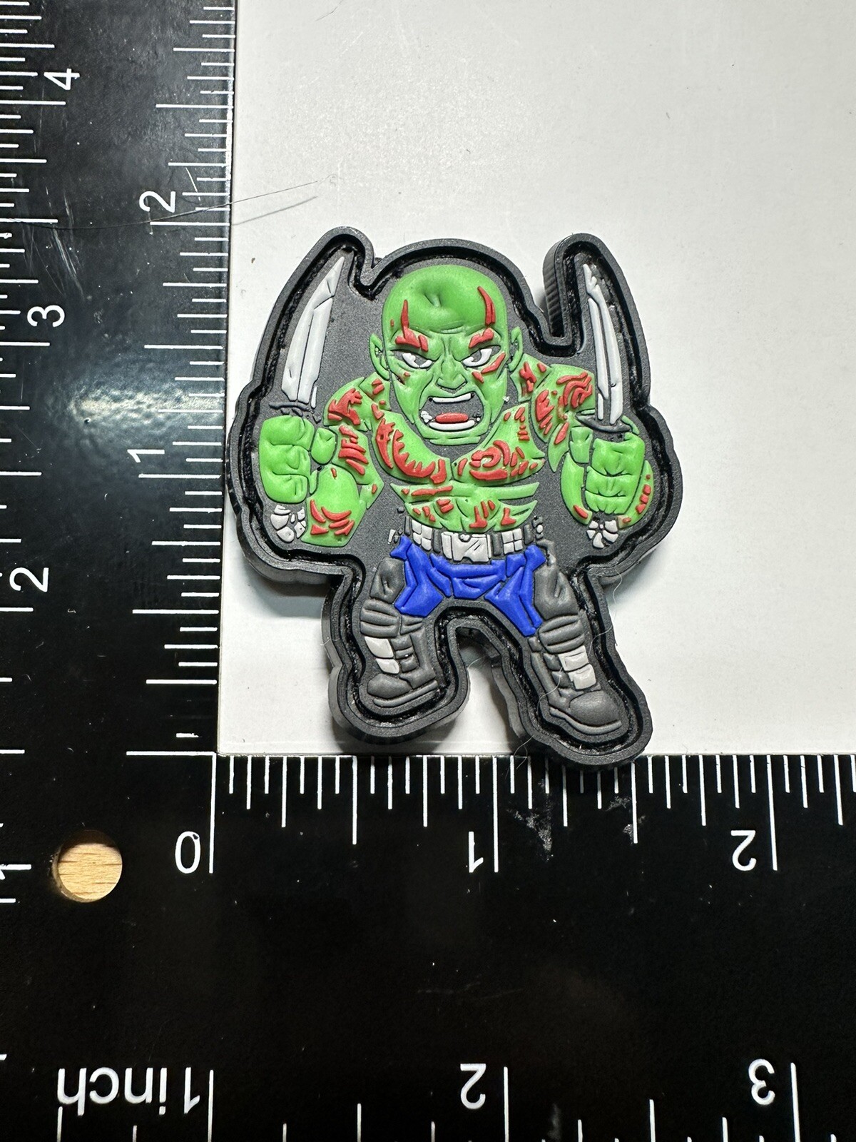 Drax marvel avengers guardians of the galaxy pvc morale ranger eye patch Edc