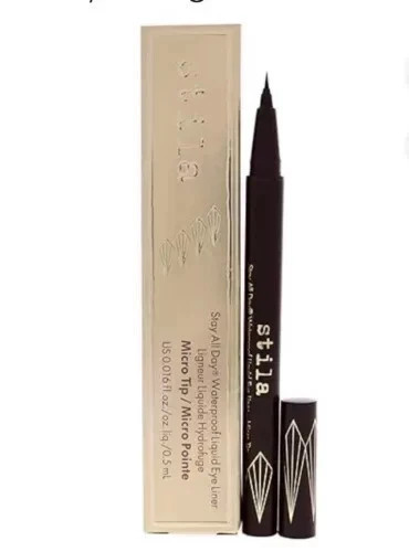 Stila Stay All Day Waterproof Liquid Eye Liner Microtip ~ Tourmaline ~ Full Size