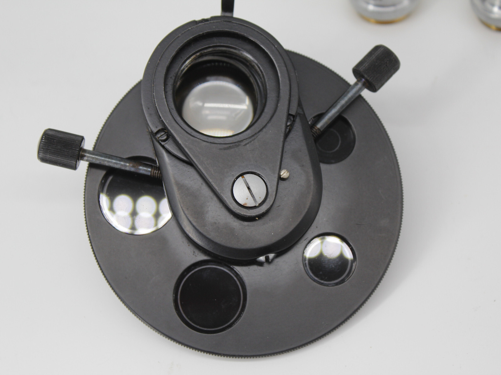 Rare LOMO Microscope MFA-2 Negative Phase Contrast 2 objectives #CR4