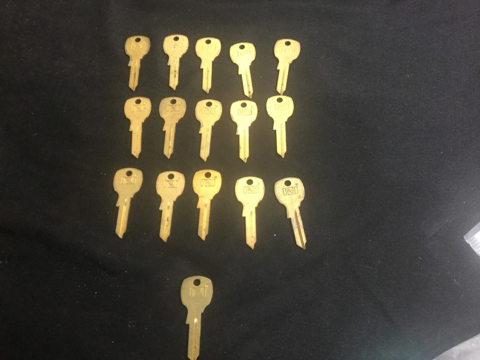 National by Taylor NA12, 5 Pin, Key Blanks; Set of 16- Locksmith