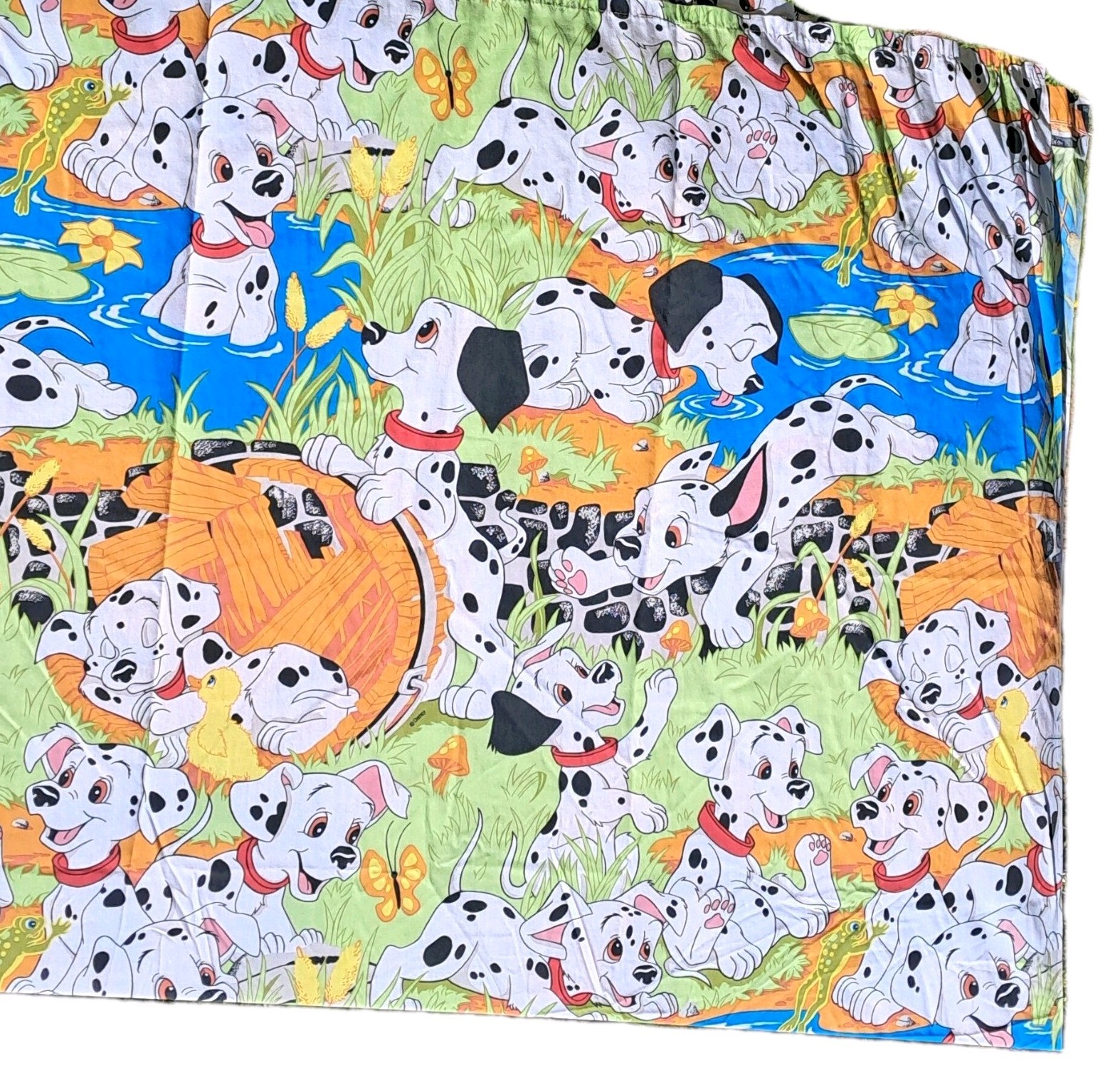 Vintage Disney 101 Dalmatians Sheet Set Full Size Cotton Polyester Complete Set