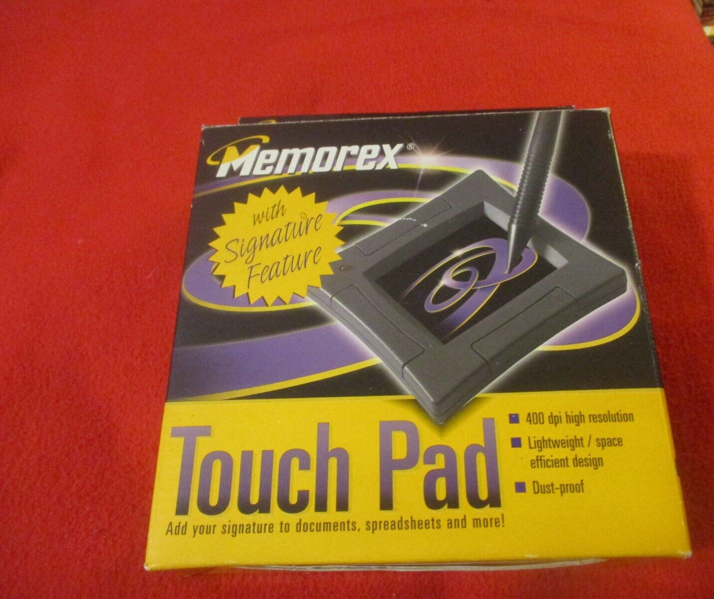 Memorex Touch Pad With Signature feature 3202-2900 New