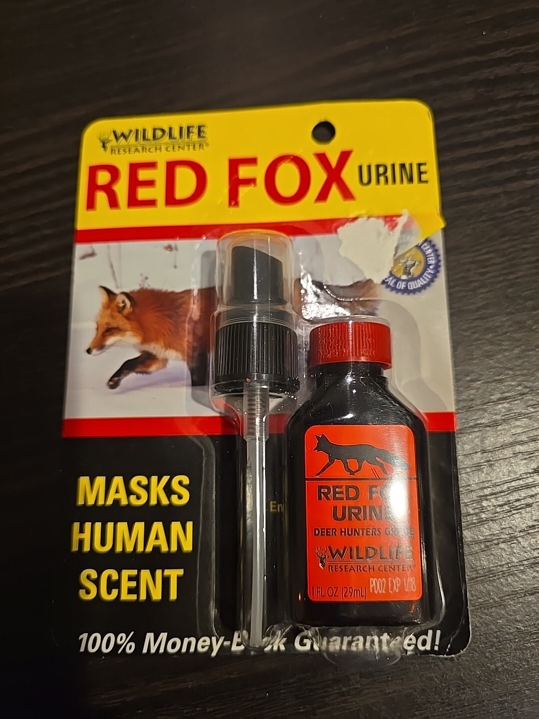 WILDLIFE - RED FOX URINE - MASKS HUMAN SCENT - DEER HUNTER GRADE