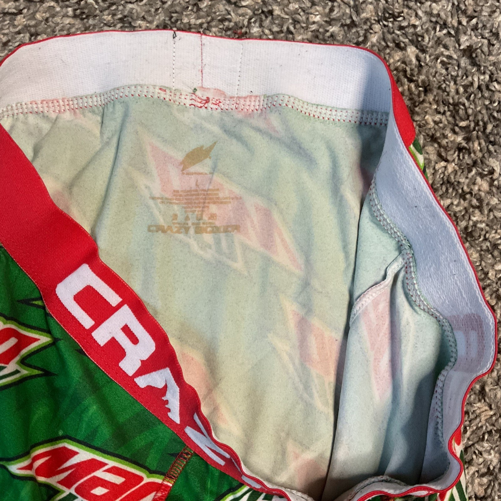 Mountain Dew Crazy Boxer Briefs Men’s Size Large