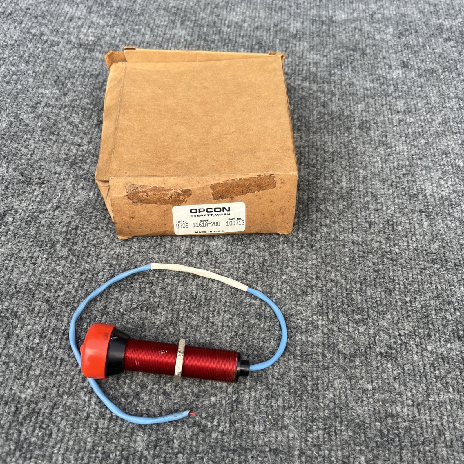 Opcon 1161A-200 Photoelectric Thru-Beam Sensor USED