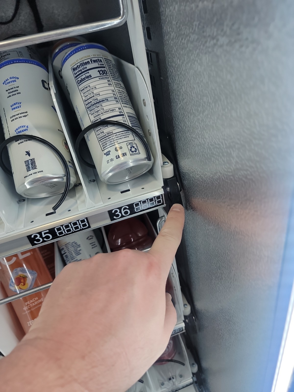 TCN Vending Machine Rails To Hold Shelf