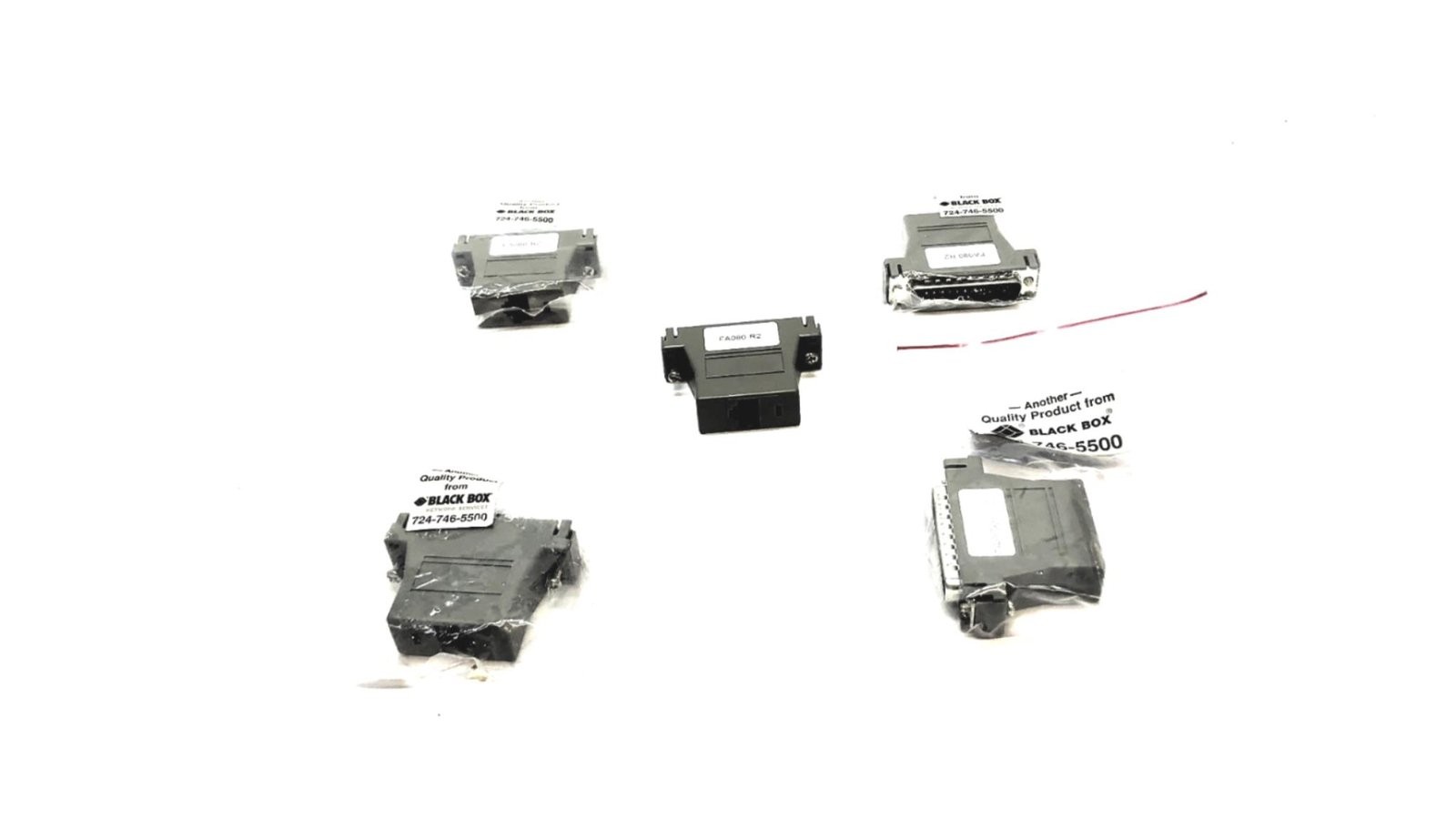 Black Box  Modular Adapter DB25M-RJ45 FA080-R2 [Lot of 5] NOS
